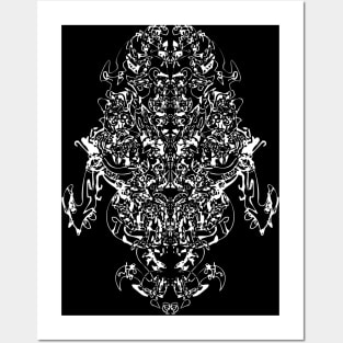 Rorschach psychedelic fantasy Posters and Art